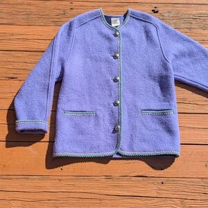 Vintage Purple Wool Jacket